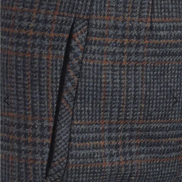 Veronica Beard Dova Prince Of Wales NEW Checked Wool Straight-leg Pants $595 - Picture 7 of 7